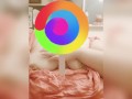 SSBBW Plays w Her Belly and Pierced Tits
