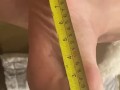Feet measuring size 11 milf