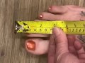 Feet measuring size 11 milf