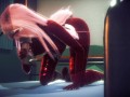 DARLING IN THE FRANXX Zero Two hunts for unsucked cock (3D PORN 60 FPS)