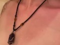 Hairy hot n sunburnt Eliza gets wet in shower
