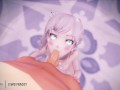 RWBY - Weiss Sloppy Blowjob [UNCENSORED HENTAI 4K MMD]