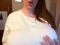 Big swollen boobs for your stepmother who fucks you making you cum