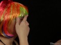 Colorful Wig Facial!