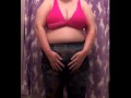 Can you tell I'm wearing a diaper? (diaper, masturbation, dancing, bbw, camgirl, nappy, emo)
