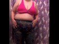 Can you tell I'm wearing a diaper? (diaper, masturbation, dancing, bbw, camgirl, nappy, emo)