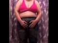 Can you tell I'm wearing a diaper? (diaper, masturbation, dancing, bbw, camgirl, nappy, emo)
