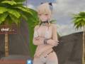 Jean Hot and wet vacation | Genshin Impact | NSFW SFW