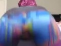 Big booty black ebony twerking 