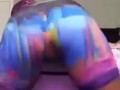Big booty black ebony twerking 