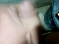 Jerking in bath room while rainy out side.