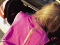 Fitness girl Mia Fire fucked in the field by the car