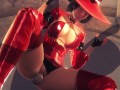 [GUILTY GEAR STRIVE] Passionate sex with I-No (3D PORN 60 FPS)