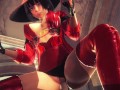 [GUILTY GEAR STRIVE] Passionate sex with I-No (3D PORN 60 FPS)