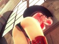 [GUILTY GEAR STRIVE] Passionate sex with I-No (3D PORN 60 FPS)