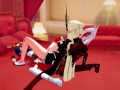 Finally find a correct use of Amber as a sexual toy for LaSignora (genshin impact)