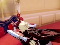 Finally find a correct use of Amber as a sexual toy for LaSignora (genshin impact)