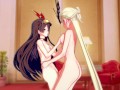 Finally find a correct use of Amber as a sexual toy for LaSignora (genshin impact)