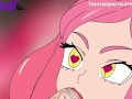 Mei Hatsume sucks the head off Bakugo's cock - My Hero Academia uncensored hentai