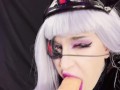 Slutty Latex Nurse Worships Cock - Messy Blowjob Roleplay