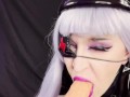 Slutty Latex Nurse Worships Cock - Messy Blowjob Roleplay