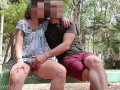 Pussy flash - A stranger caught me masturbating in the park and help me orgasm - MissCreamy