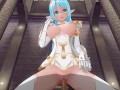 3D HENTAI POV elfie enters the service of the king