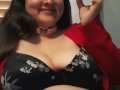 Arab BBW Rosey Indica Sunday Funday with a relaxing joint to smoke with her jiggly tits