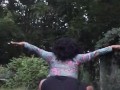 Outdoor twerk bbw tease