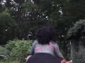 Outdoor twerk bbw tease