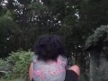 Outdoor twerk bbw tease