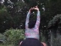 Outdoor twerk bbw tease