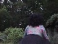 Outdoor twerk bbw tease