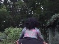 Outdoor twerk bbw tease