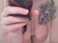 Silver Moon's sexy shower fun