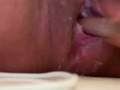 Masturbating myself with my lipgloss