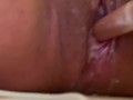 Masturbating myself with my lipgloss
