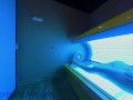 Arabic Slut has Orgasm in Public Tanning Bed