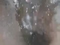 Loud orgasm and wet black pussy