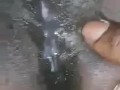 Loud orgasm and wet black pussy