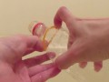 I tried to put a condom on a plastic bottle, but it failed.