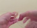 I tried to put a condom on a plastic bottle, but it failed.