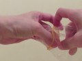 I tried to put a condom on a plastic bottle, but it failed.