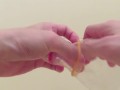 I tried to put a condom on a plastic bottle, but it failed.