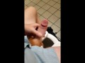Hairy ginger out in public pulling that cock around str8 guys