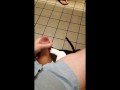 Hairy ginger out in public pulling that cock around str8 guys