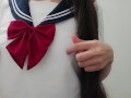 乳首マッサージで大声でうめき声 （甘い日本のティーン）
