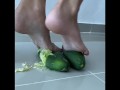 Cucumber crushed to pieces PREVIEW