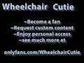 WheelchairCutie OF Enjoys STUFFING His FAT COCK Into Nikki's ASS