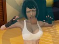 Jean grabs Mikasa on the last rep